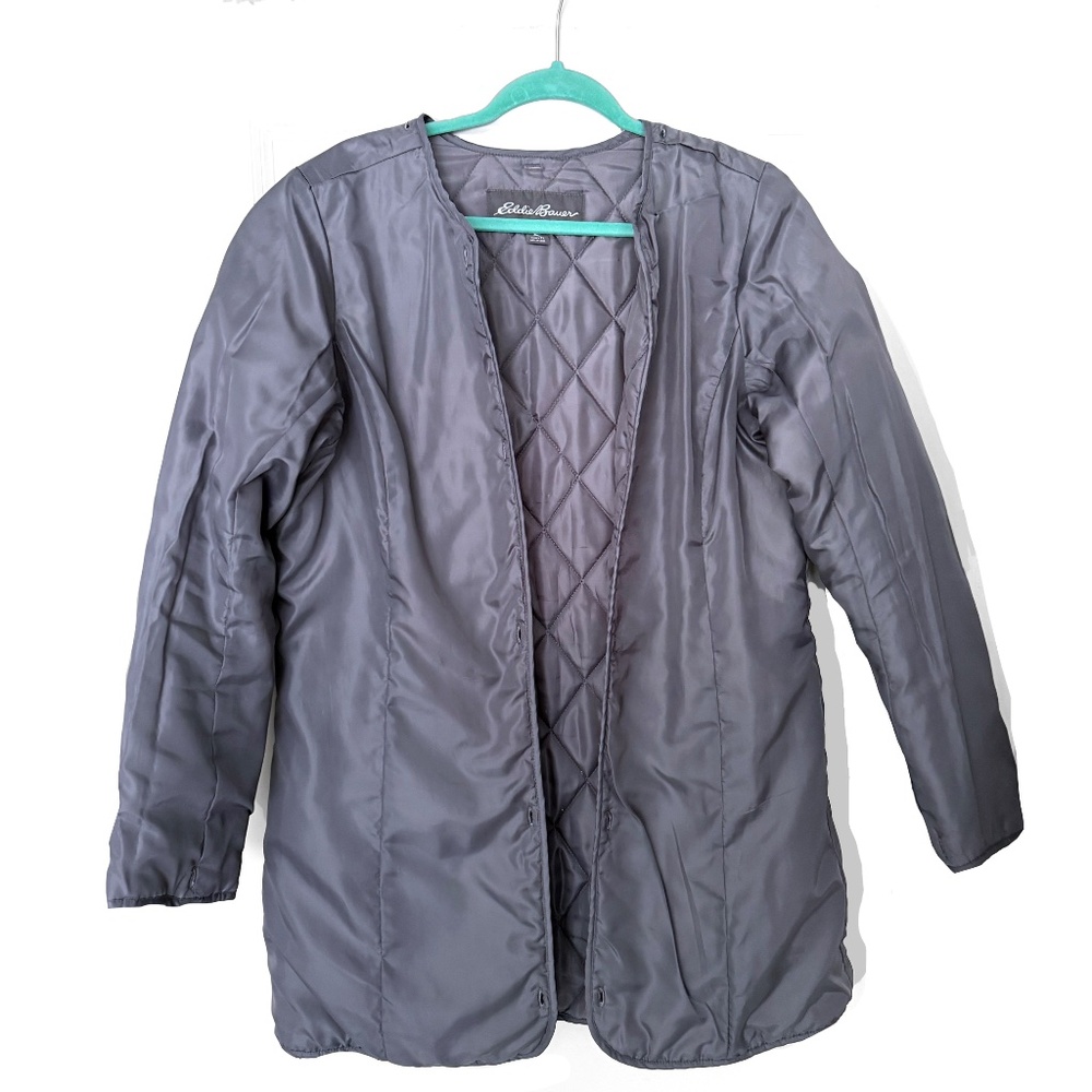 Eddie Bauer Women’s L Tall Purple 3-in-1 Jacket w/ Removable Liner - Picture 5 of 13
